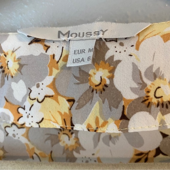 Mousy Floral Blouse Size 6 - Picture 4 of 4